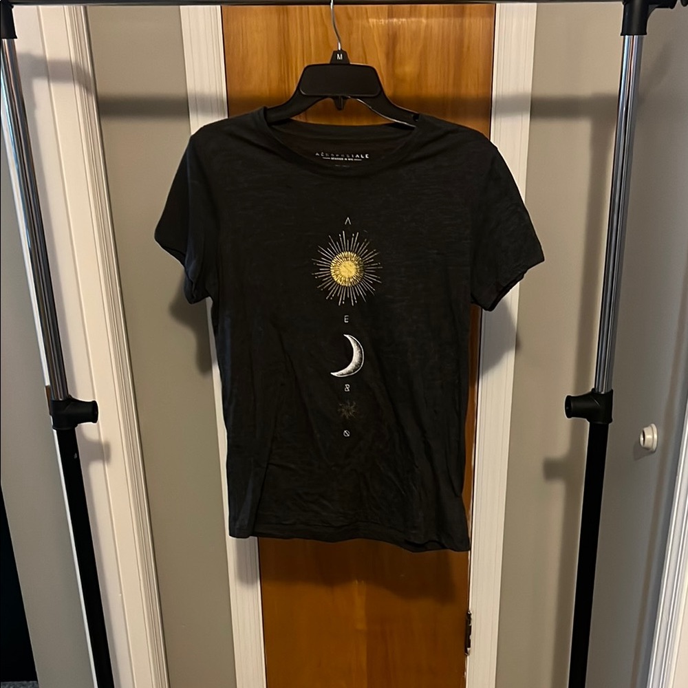 Aeropostale Black Fitted Short Sleeve Tee